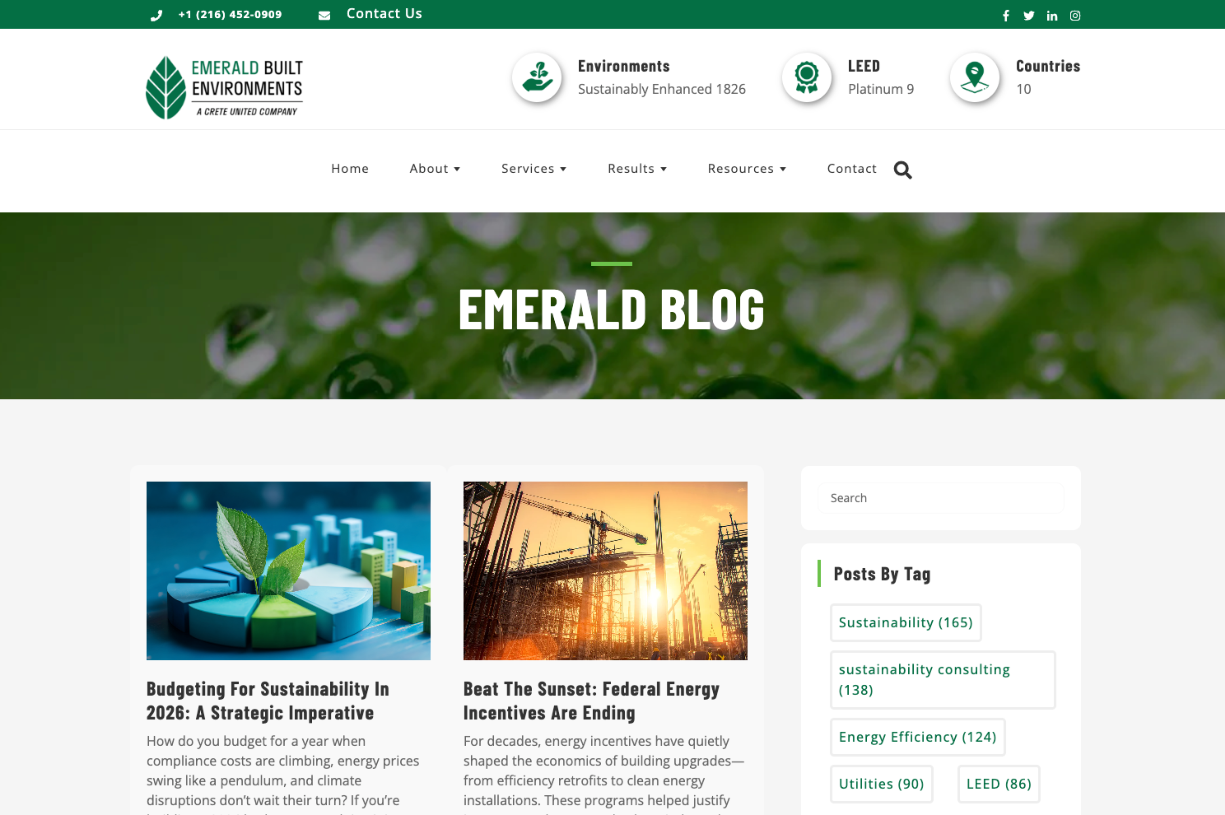 Emerald Built Environments Blog