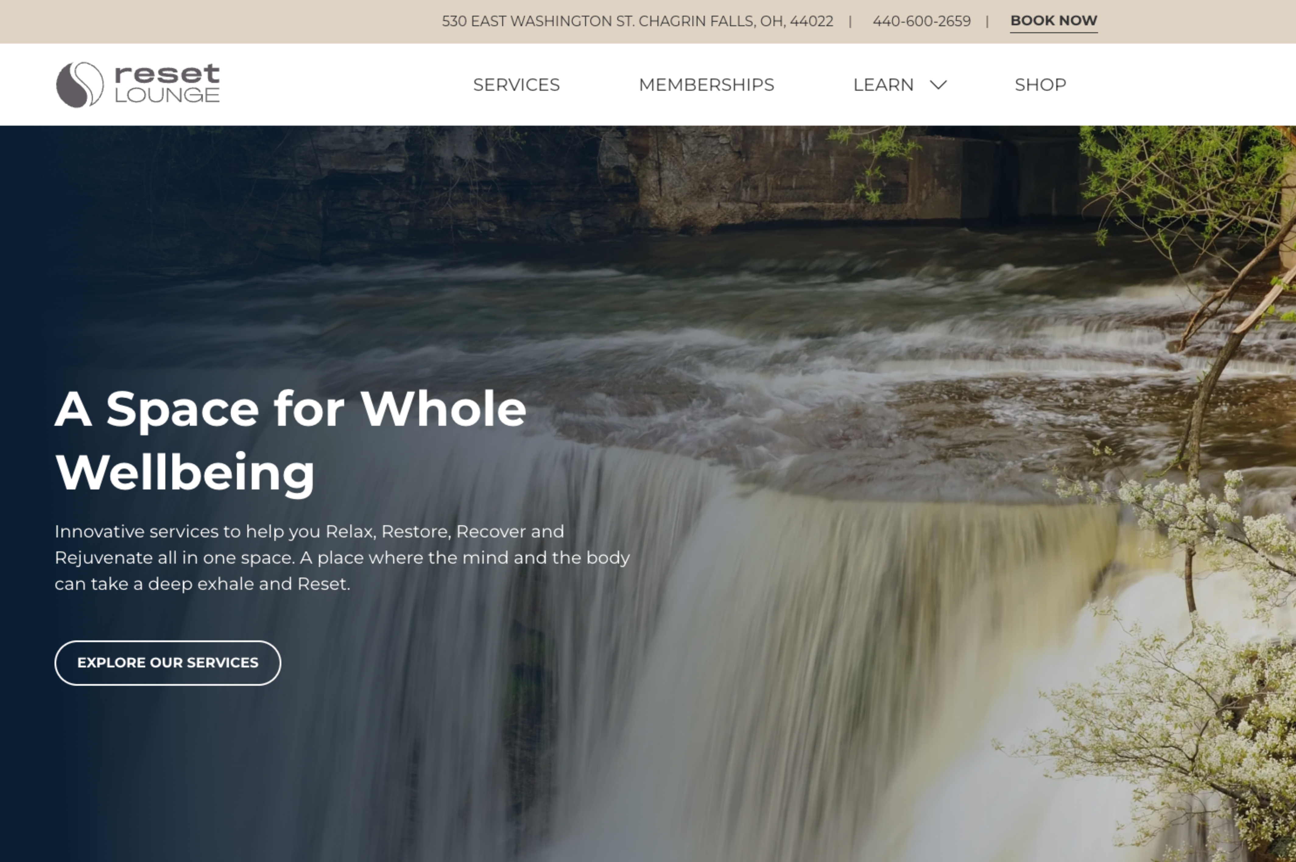 Reset Lounge Website as a Service