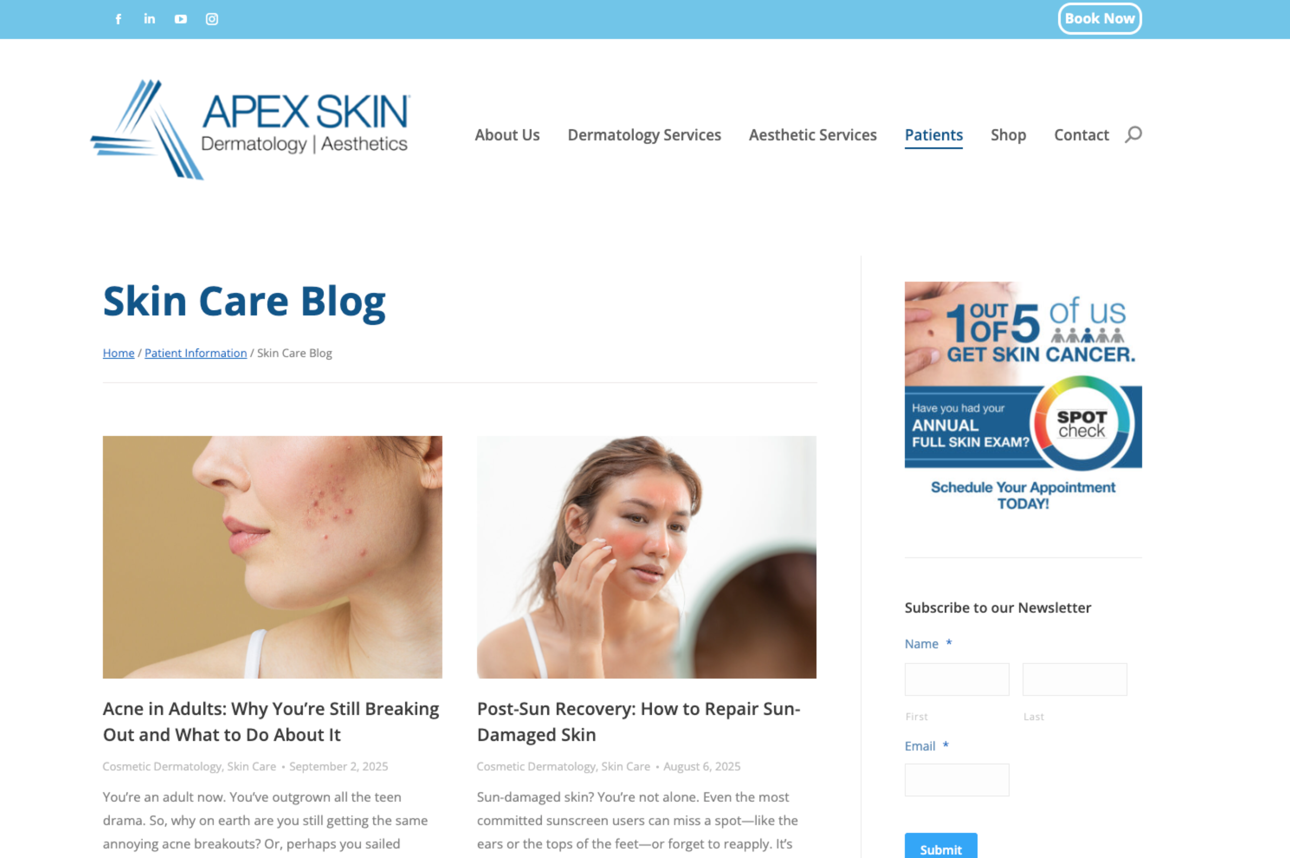 Apex Skin Blog